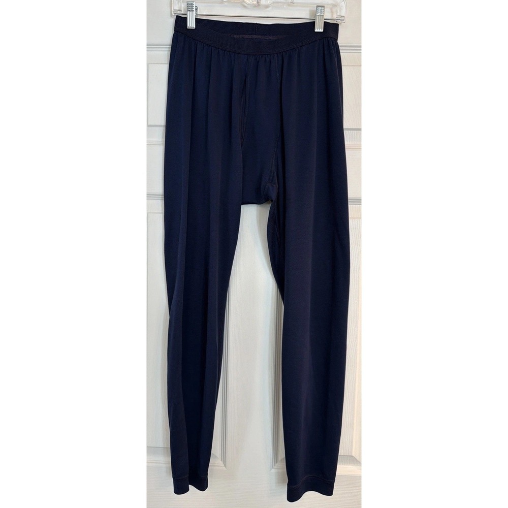 Patagonia Capilene Mens LG Baselayer Pants‎ Navy Blue Warm Hiking Outdoor Soft